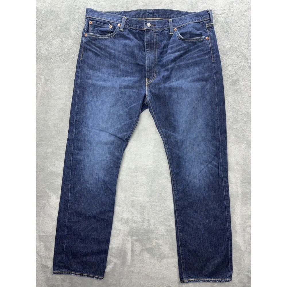 Levi's 513 Jeans Men 40x32 Blue Dark Wash Slim Straight Leg Stretch Denim